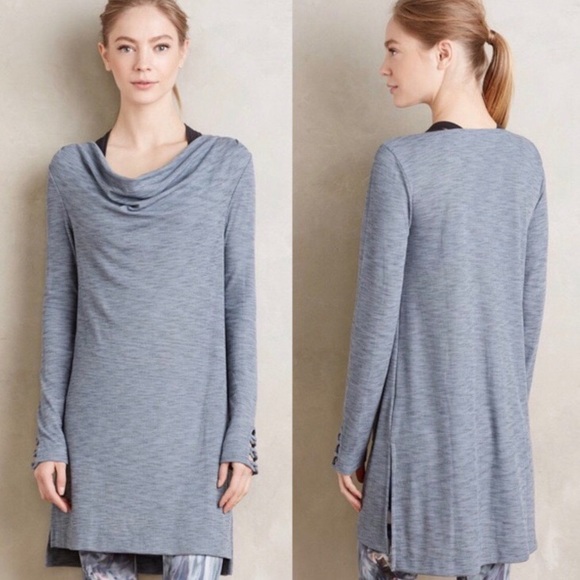Anthropologie Pure + Good Cowl Neck Tunic Size S - Picture 1 of 6
